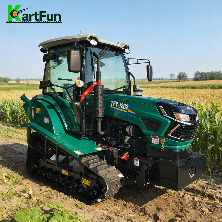 Agricultural Crawler Tractor 5 - Agriculture Farming Work review and price